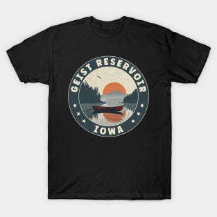 Geist Reservoir Iowa Sunset T-Shirt